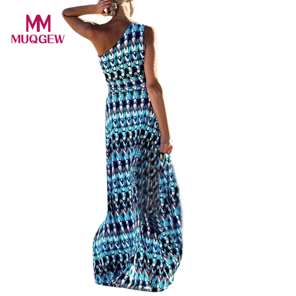 Summer Bohemian Women's Strapless Sleeveless Print Maxi Dress Casual Summer Beach Style Dress Elegant Evening Gown ropa mujer
Summer Bohemian Women's Strapless Sleeveless Print Maxi Dress Casual Summer Beach Style Dress Elegant Evening Gown ropa mujer