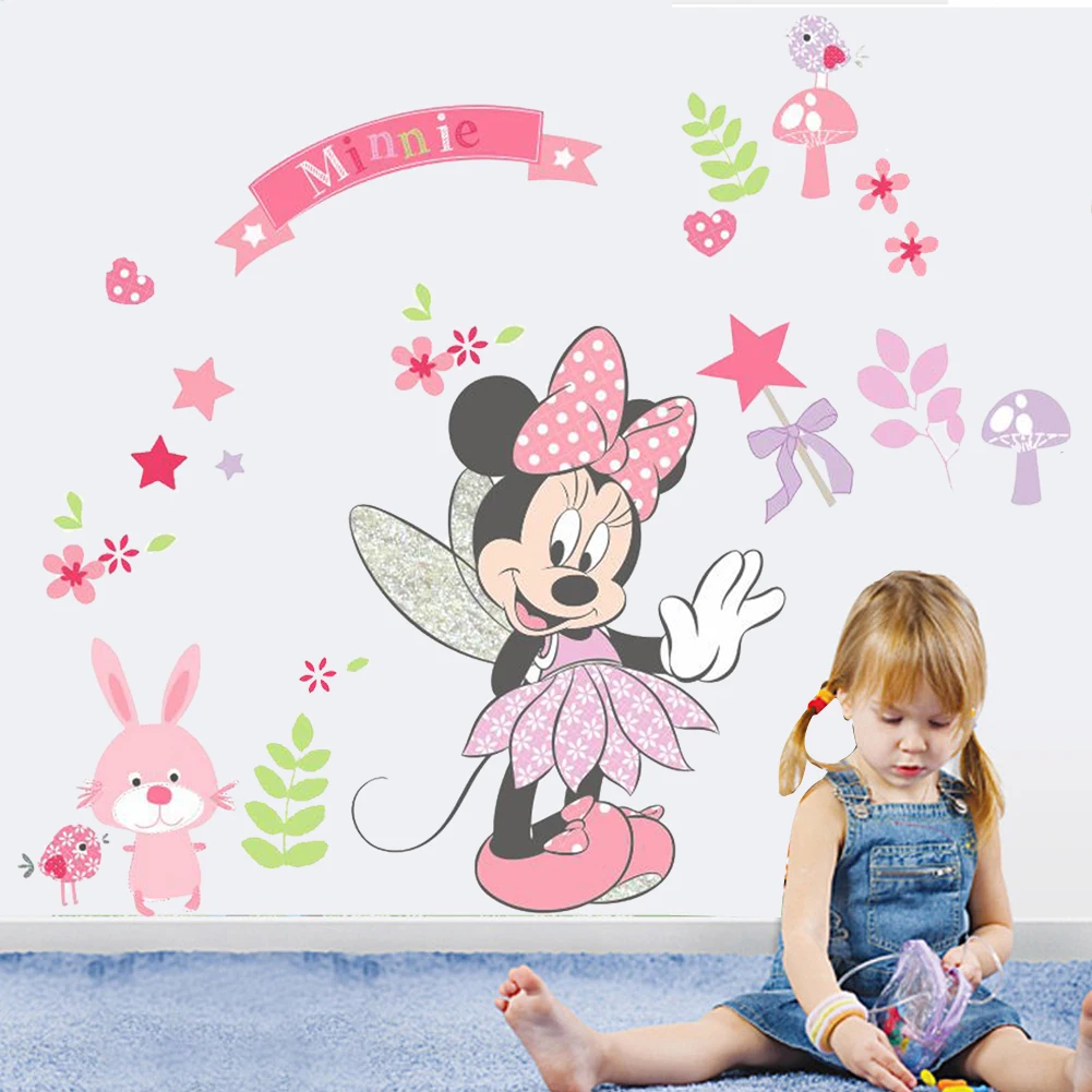 Home Decoration Mickey Minnie Mouse Cartoon Wall Sticker Decal Kids Nursery Mural Room Decor
Home Decoration Mickey Minnie Mouse Cartoon Wall Sticker Decal Kids Nursery Mural Room Decor