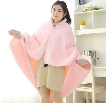 solid color winter thick double layer coral fleece blanket adult shawl blanket cape students
solid color winter thick double layer coral fleece blanket adult shawl blanket cape students