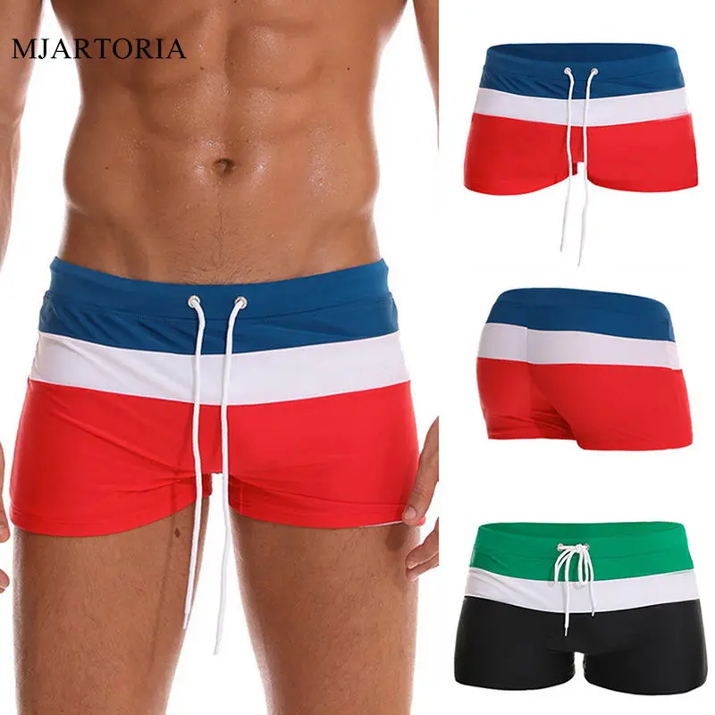 MJARTORIA Summer 2019 Men's Swim Trunks Quick Dry Drawstring Patchwork Boxer Briefs Swimwear Stretch Male Borad Shorts Bottoms
MJARTORIA Summer 2019 Men's Swim Trunks Quick Dry Drawstring Patchwork Boxer Briefs Swimwear Stretch Male Borad Shorts Bottoms