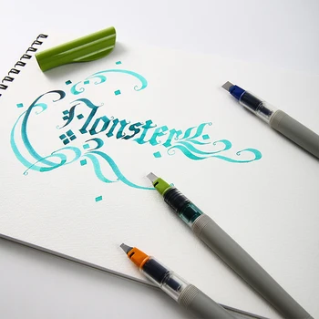 Liner Pen English Calligraphy Comics Gradient Brush ink Parallel Design Pen Set 1.5mm 2.4mm 3.8 mm 6mm with Bonus Ink
Liner Pen English Calligraphy Comics Gradient Brush ink Parallel Design Pen Set 1.5mm 2.4mm 3.8 mm 6mm with Bonus Ink