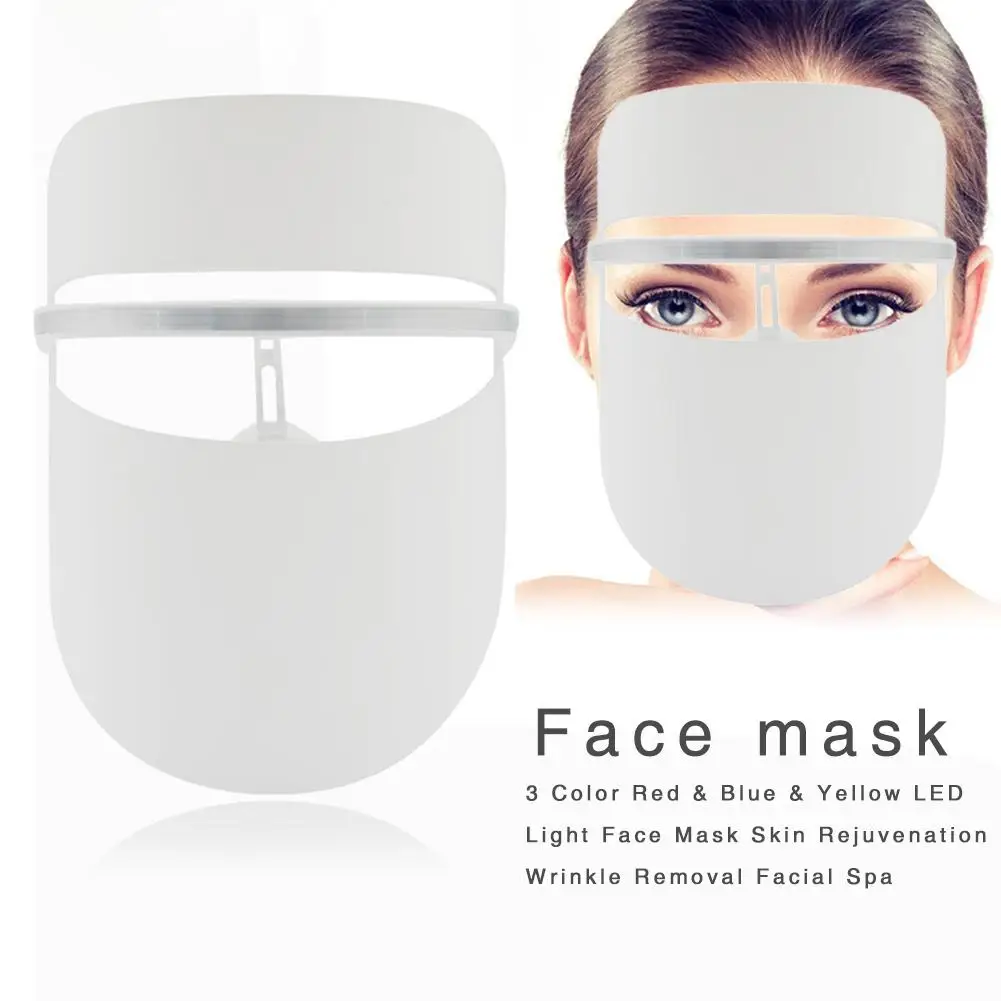 3 Color Red Blue Yellow LED Light Face Mask Wrinkle Removal Facial Spa Light Therapy Anti Aging Wrinkles Facial Skin Care Mask
3 Color Red Blue Yellow LED Light Face Mask Wrinkle Removal Facial Spa Light Therapy Anti Aging Wrinkles Facial Skin Care Mask