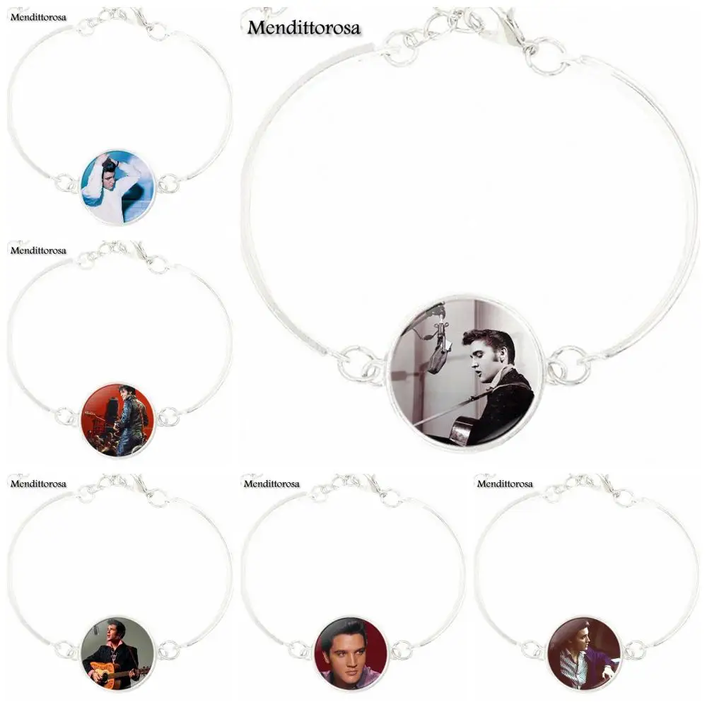 Rock Star Elvis Presley For Women Girls Handmade Silver Bracelet Bangle Jewelry Bracelet Bangle Jewelry Crystal Gift
Rock Star Elvis Presley For Women Girls Handmade Silver Bracelet Bangle Jewelry Bracelet Bangle Jewelry Crystal Gift