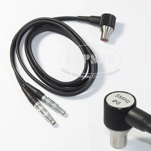 5MHz DIA6mm / 5MHz DIA10mm(5P DIA10) / 2.5MHz DIA10mm(2.5P DIA10) Ultrasonic Wall Test Sensor Probe for Thickness Gauge Tester
5MHz DIA6mm / 5MHz DIA10mm(5P DIA10) / 2.5MHz DIA10mm(2.5P DIA10) Ultrasonic Wall Test Sensor Probe for Thickness Gauge Tester