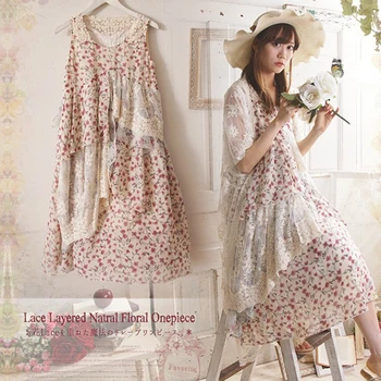 Harajuku Mori Girl Vintage Dress Women's Retro Floral Embroidery Asymmetric Loose Lace Sleeveless Vestido Kawaii Tank Dress A113
Harajuku Mori Girl Vintage Dress Women's Retro Floral Embroidery Asymmetric Loose Lace Sleeveless Vestido Kawaii Tank Dress A113