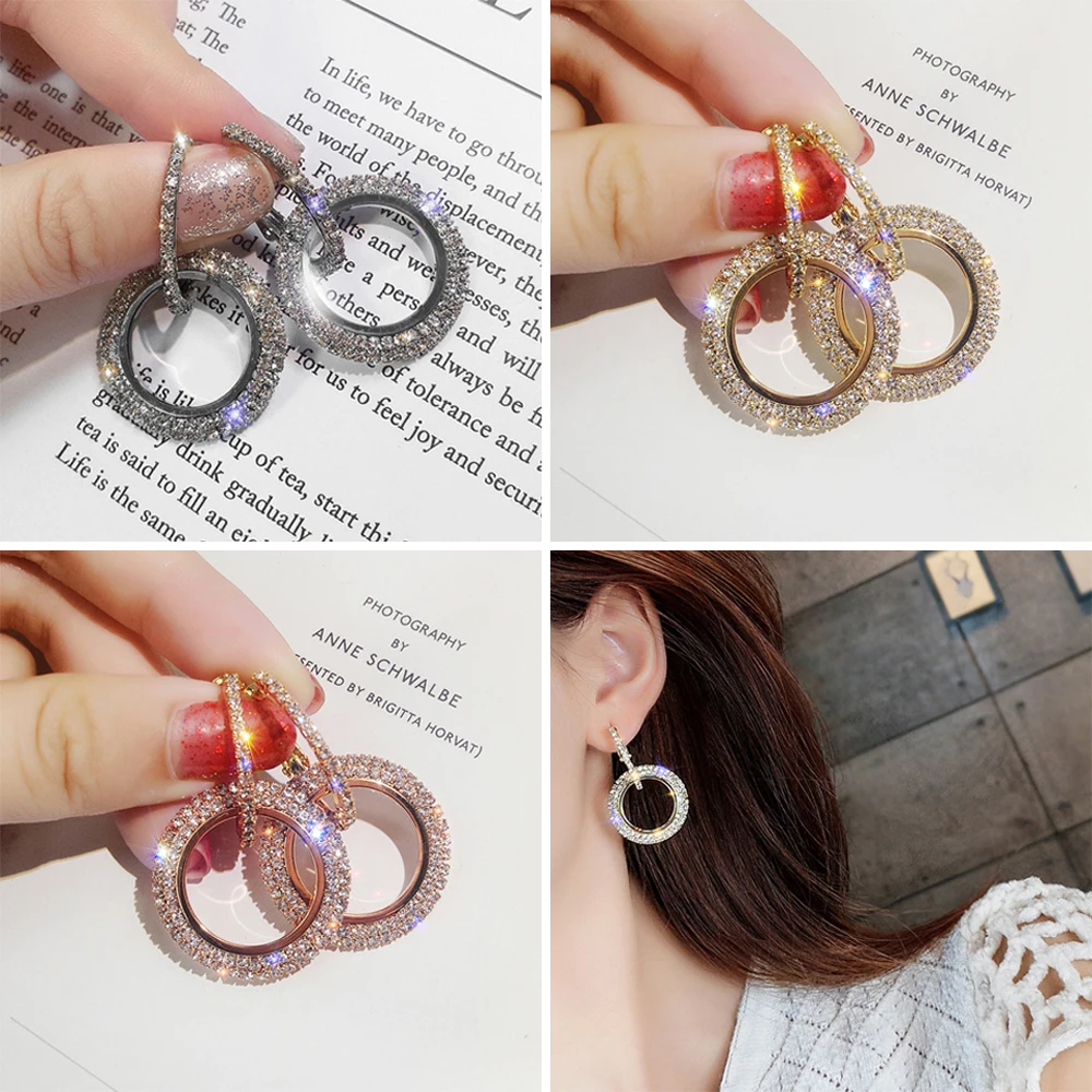 Shengmei Fashion Creative Design Jewelry Elegant Crystal Earrings for Women Round Rose Gold Wedding Party Lady Earrings
Shengmei Fashion Creative Design Jewelry Elegant Crystal Earrings for Women Round Rose Gold Wedding Party Lady Earrings