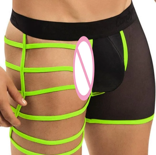 Novelty Men Boxers Shorts Male Sexy Men's Bandage Underwear Hollow Out Semi Transparent Trunk Erotic Male Panties
Novelty Men Boxers Shorts Male Sexy Men's Bandage Underwear Hollow Out Semi Transparent Trunk Erotic Male Panties