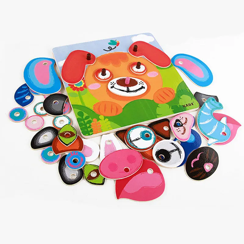 Baby Toys Wood Multifunctional puzzle animal face change game Jigsaw Puzzle Learning Educational Wood Puzzles For Children E2865
Baby Toys Wood Multifunctional puzzle animal face change game Jigsaw Puzzle Learning Educational Wood Puzzles For Children E2865