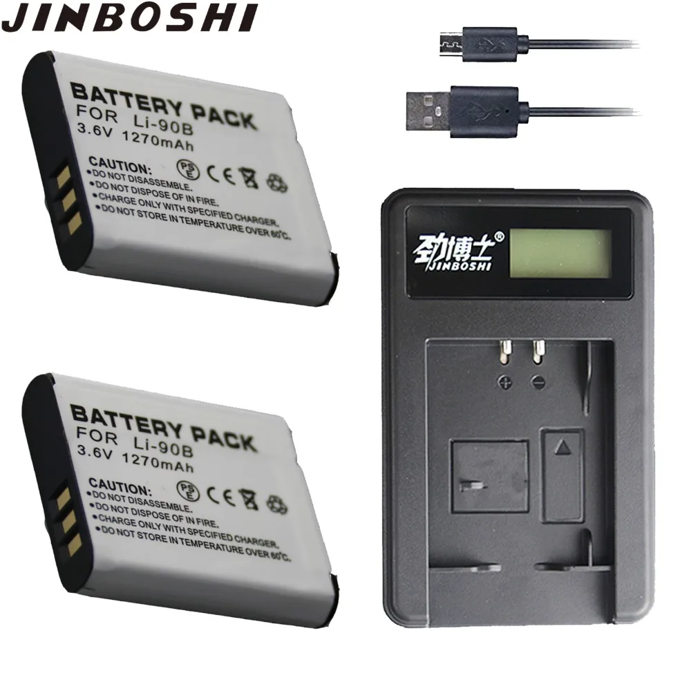 2X LI-90B LI 90B LI90B LI-92B LI92B Battery + USB LCD Charger for Olympus Tough TG-1 iHS TG-2 iHS TG-3 TG-4 SH50 iHS SH60
2X LI-90B LI 90B LI90B LI-92B LI92B Battery + USB LCD Charger for Olympus Tough TG-1 iHS TG-2 iHS TG-3 TG-4 SH50 iHS SH60
