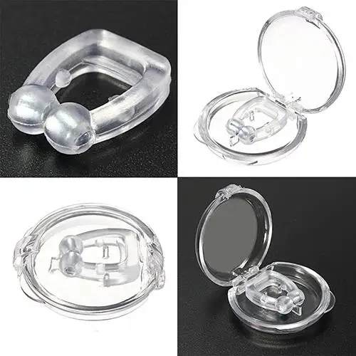 Transparent Silicone Relieve Stop Snore Free Anti Snoring Breathing Nose Clips Sleep Apnea Aid Guard Clip
Transparent Silicone Relieve Stop Snore Free Anti Snoring Breathing Nose Clips Sleep Apnea Aid Guard Clip
