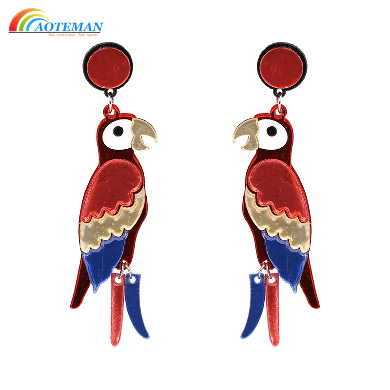 AOTEMAN women fashion parrot earrings Resin Bird Animal Statement earring wedding jewelry accessories brinces
AOTEMAN women fashion parrot earrings Resin Bird Animal Statement earring wedding jewelry accessories brinces
