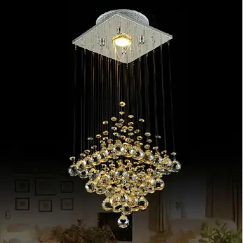 Modern Brief Crystal Pendant Lighting GU10 LED Hanging Drop Lamp Stair Corridor Luminaire Italy Style Promoted Lighting
Modern Brief Crystal Pendant Lighting GU10 LED Hanging Drop Lamp Stair Corridor Luminaire Italy Style Promoted Lighting