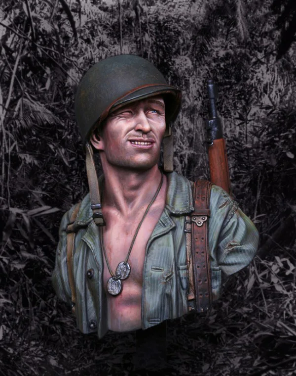 Unpainted Kit 1/10 1st Division 1942 man bust figure Historical Figure Resin Kit
Unpainted Kit 1/10 1st Division 1942 man bust figure Historical Figure Resin Kit