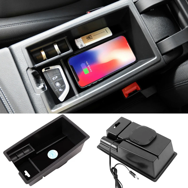 1lot For BMW X3 F25 2014-2017 / BMW X4 F26 2014-2018 Mobile phone wireless charging Central Armrest storage box
1lot For BMW X3 F25 2014-2017 / BMW X4 F26 2014-2018 Mobile phone wireless charging Central Armrest storage box