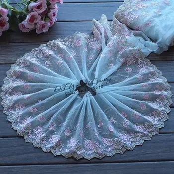 2yds/lot 18.5cm wide Embroidered Floral Tulle Lace Trim~ Green + pink~lovely
2yds/lot 18.5cm wide Embroidered Floral Tulle Lace Trim~ Green + pink~lovely