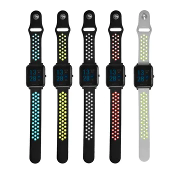 Double Color Replacement Watchband for Xiaomi Huami Amazfit Bip Strap 20mm Wristband Silicone Strap for Amazfit Bit
Double Color Replacement Watchband for Xiaomi Huami Amazfit Bip Strap 20mm Wristband Silicone Strap for Amazfit Bit