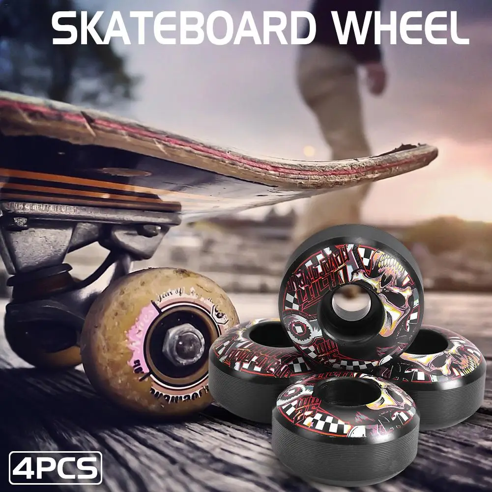 

4pcs/set Skateboard Durable PU Longboard Cruiser Wheels Skateboard Wheel 51D High Hardness PU Wheel
