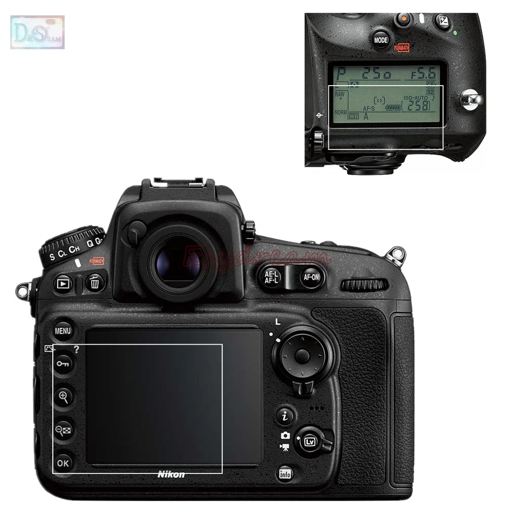 Protective Self-adhesive Glass LCD + Film Info Screen Protector Guard Cover for Nikon D800 D800E D810 D810A
Protective Self-adhesive Glass LCD + Film Info Screen Protector Guard Cover for Nikon D800 D800E D810 D810A