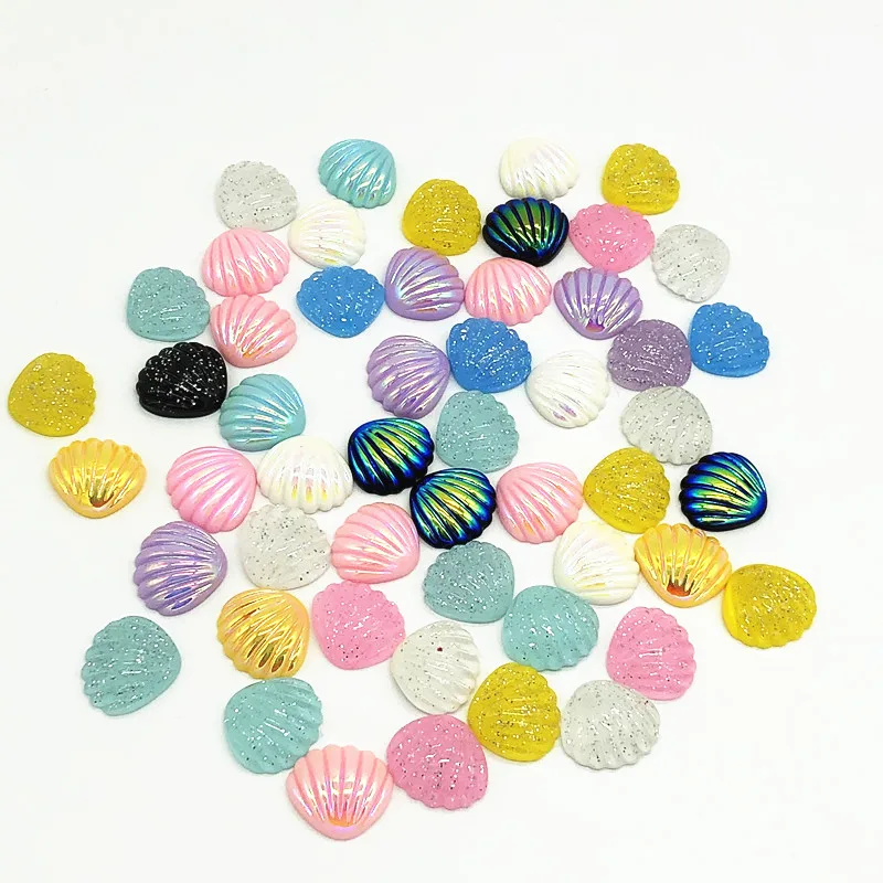 New 100Pcs/lot Cute Mix Color Seashell Flatback Resin DIY Cabochons Kawaii Planar Acrylic Accessories Charms
New 100Pcs/lot Cute Mix Color Seashell Flatback Resin DIY Cabochons Kawaii Planar Acrylic Accessories Charms
