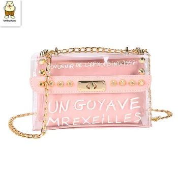 Beibaobao Four Jell Colors Transparent Rivet Metal Chain Small Square Mother Bags Single Shoulder Slanting High-Grace Woman
Beibaobao Four Jell Colors Transparent Rivet Metal Chain Small Square Mother Bags Single Shoulder Slanting High-Grace Woman