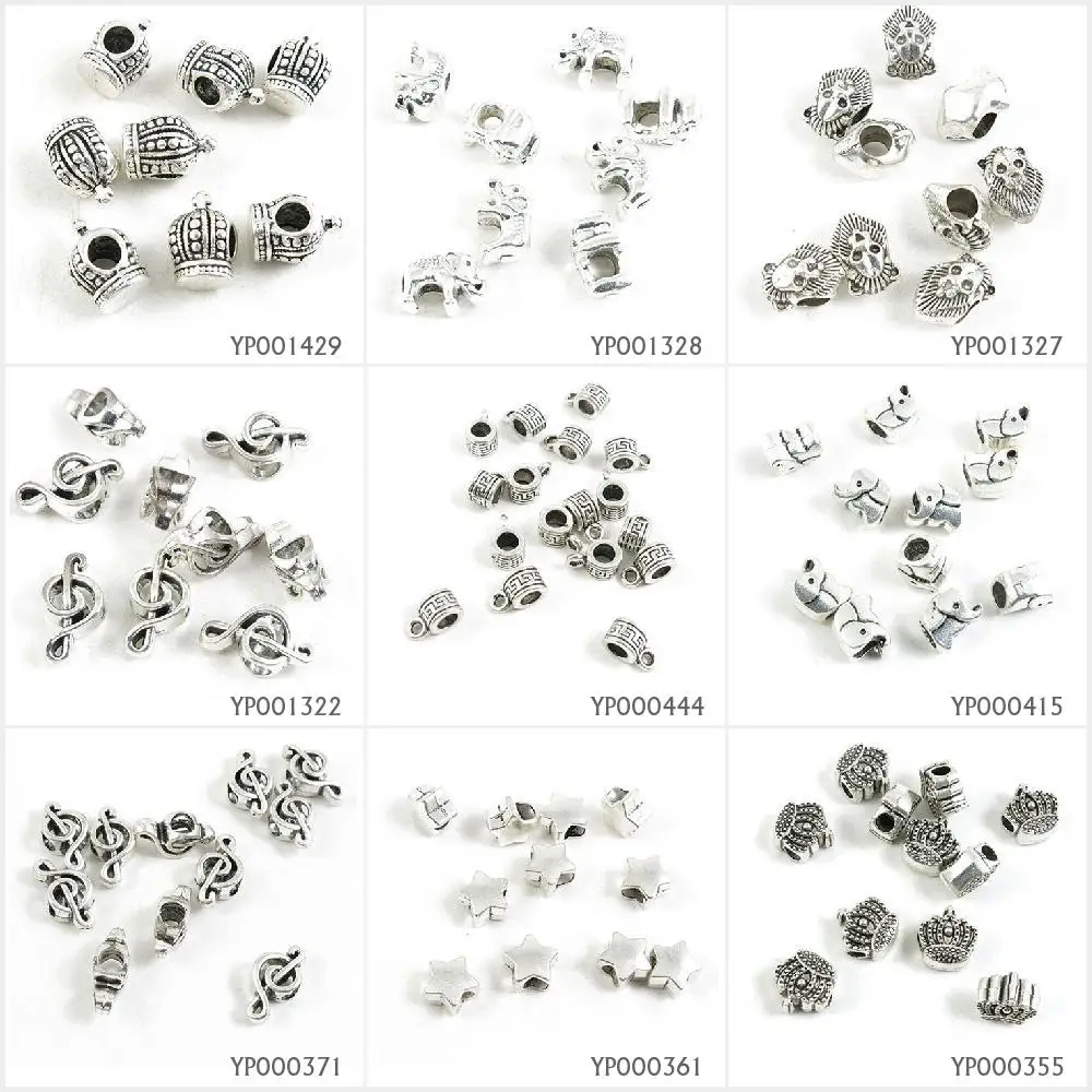 Antique Silver Plated Jewelry Making Charms Crown Loose Beads Pentagram Star Music Note Elephant Tube Bead Bail Cord Ends Lion
Antique Silver Plated Jewelry Making Charms Crown Loose Beads Pentagram Star Music Note Elephant Tube Bead Bail Cord Ends Lion