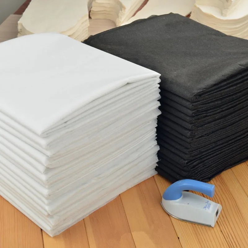 30g Black White Non Woven Polypropylene Fusible Interlining Fabrics Cloth Adhesive Lining Eco-friendly Nonwoven Fabrics
30g Black White Non Woven Polypropylene Fusible Interlining Fabrics Cloth Adhesive Lining Eco-friendly Nonwoven Fabrics