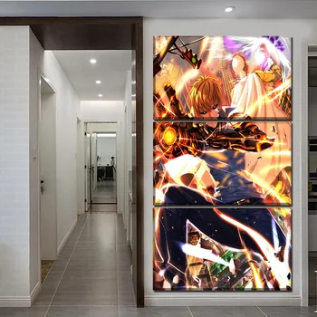 Canvas Printed Poster Home Decor 3 Pcs One Punch Man Genos Saitama Painting Anime Wall Art Picture Living Room Modular Framed
Canvas Printed Poster Home Decor 3 Pcs One Punch Man Genos Saitama Painting Anime Wall Art Picture Living Room Modular Framed