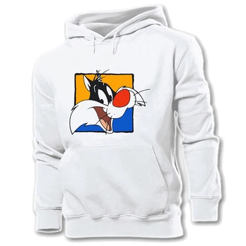 Riding Sylvester Cat Cute Lola Bunny Marvin the Martian Porky Pig Women's Pattern Hoodie Sweatshirt Hooded Pullover 
Riding Sylvester Cat Cute Lola Bunny Marvin the Martian Porky Pig Women's Pattern Hoodie Sweatshirt Hooded Pullover