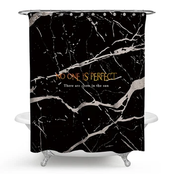 Black Rideau De Douche Tissu Marble Shower Curtain Words Texts Bath Curtain For The Bathroom Accessories 3D Cortina Ducha
Black Rideau De Douche Tissu Marble Shower Curtain Words Texts Bath Curtain For The Bathroom Accessories 3D Cortina Ducha