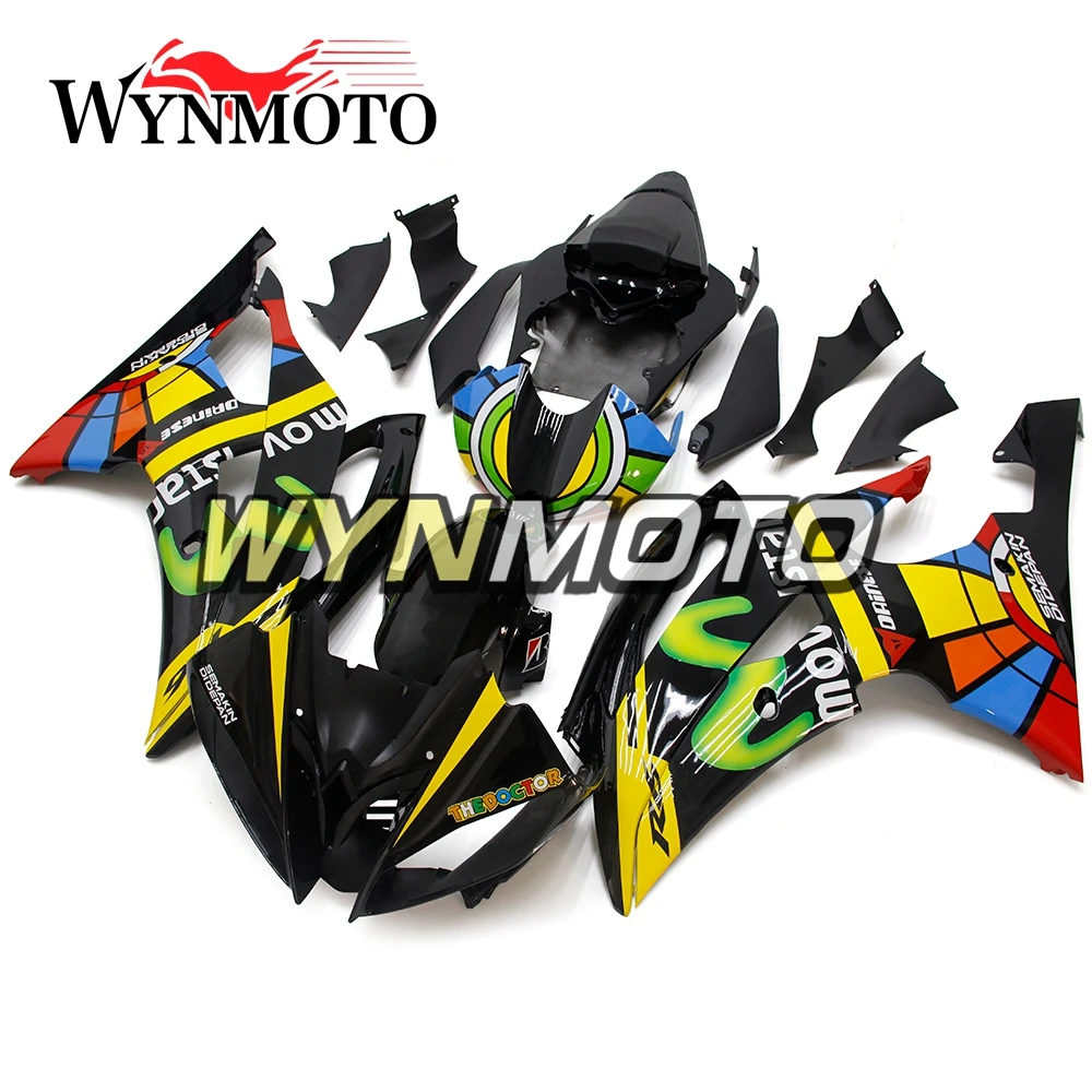 Black Yellow ABS Injection Plastics Full Fairings For Yamaha YZF R6 Year 2008 - 2015 2016 Motorcycle Fairing Kit Carenes
Black Yellow ABS Injection Plastics Full Fairings For Yamaha YZF R6 Year 2008 - 2015 2016 Motorcycle Fairing Kit Carenes