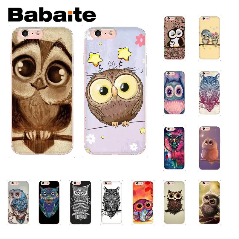 Babaite Lovely owl big eye on the tree TPU Soft Silicone Phone Case for iPhone X XS MAX 6 6s 7 7plus 8 8Plus 5 5S SE XR 10
Babaite Lovely owl big eye on the tree TPU Soft Silicone Phone Case for iPhone X XS MAX 6 6s 7 7plus 8 8Plus 5 5S SE XR 10