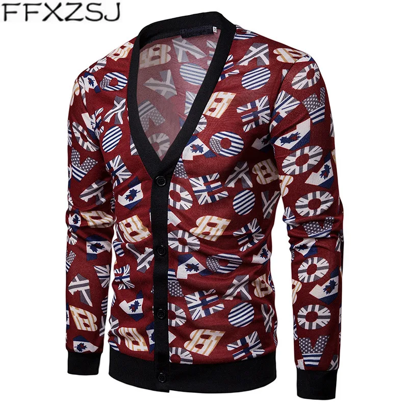 FFXZSJ Mens Sweaters 2019 New Arrival Spring Autumn Men's Sweater Cardigan Monogram Flag Fashion Printed Men's Sweater Cardigan 
FFXZSJ Mens Sweaters 2019 New Arrival Spring Autumn Men's Sweater Cardigan Monogram Flag Fashion Printed Men's Sweater Cardigan