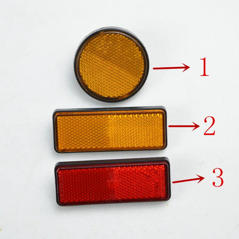 Red Tail Rear Rectangle Reflector Reflective Plate Truck Trailer Quad Stickers Safety Warning Sign 6mm stud RV ATV Bikes Dirt
Red Tail Rear Rectangle Reflector Reflective Plate Truck Trailer Quad Stickers Safety Warning Sign 6mm stud RV ATV Bikes Dirt