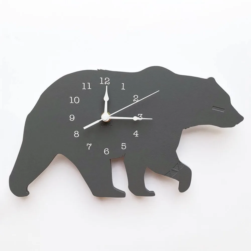 Cute Cartoon Polar bear Clocks Home Decor Mute Kids Room Wall Decoration Nordic Christmas Baby Best Ornament Gifts
Cute Cartoon Polar bear Clocks Home Decor Mute Kids Room Wall Decoration Nordic Christmas Baby Best Ornament Gifts