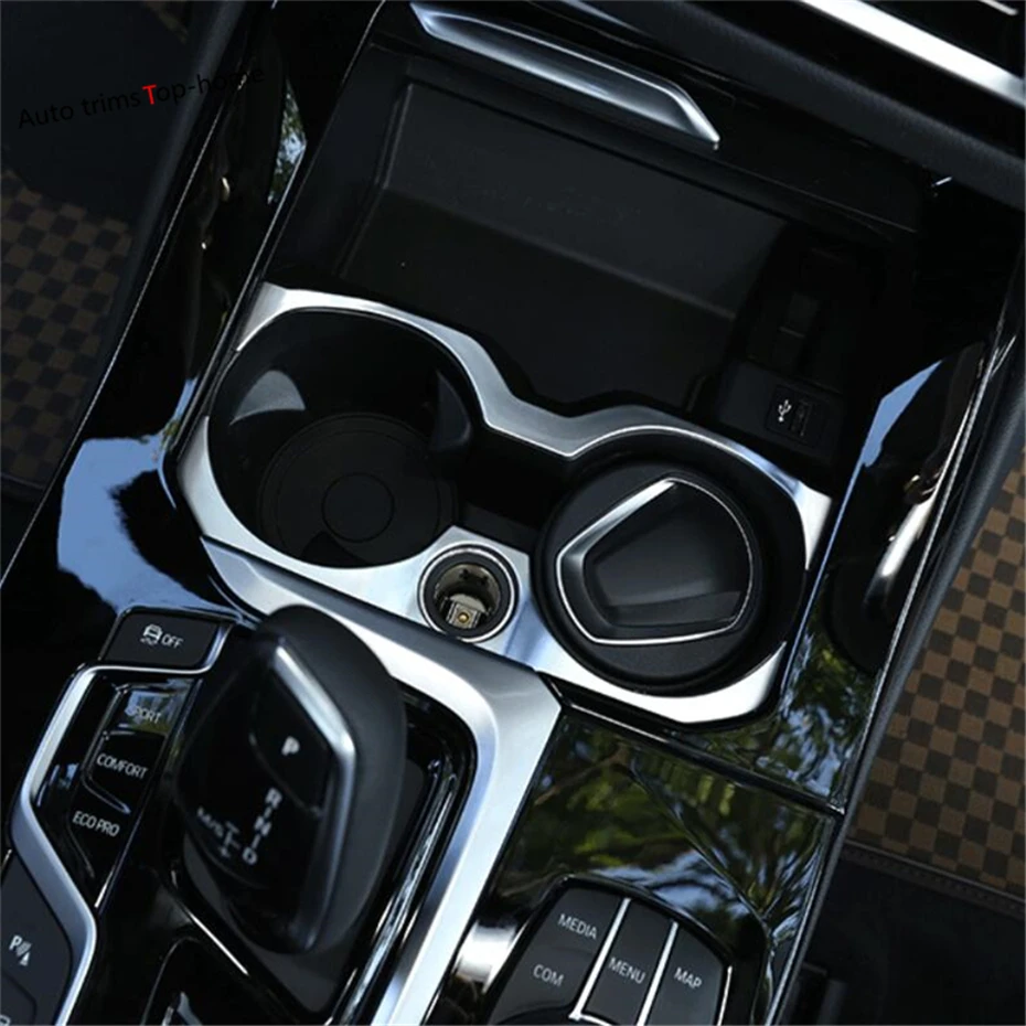 Yimaautotrims Front Water Cup Holder Decoration Cover Trim 2 Pcs / Set Interior Mouldings Fit For BMW X3 G01 2018 2019 2020 ABS
Yimaautotrims Front Water Cup Holder Decoration Cover Trim 2 Pcs / Set Interior Mouldings Fit For BMW X3 G01 2018 2019 2020 ABS