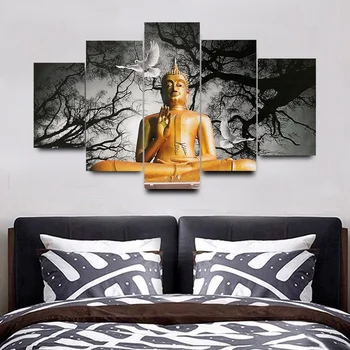 2018 JIE DO ART 5 Pieces Modern Canvas White Crane Painting Wall Art Budda Picture Home Decoration Statue of Buddha Religious
2018 JIE DO ART 5 Pieces Modern Canvas White Crane Painting Wall Art Budda Picture Home Decoration Statue of Buddha Religious