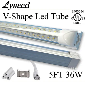 V-Shaped Integrated Led Cooler Door Light 36w 5ft Led tube light Fluorescent 3400lm AC85-265V Double Glow led Chip lighting
V-Shaped Integrated Led Cooler Door Light 36w 5ft Led tube light Fluorescent 3400lm AC85-265V Double Glow led Chip lighting