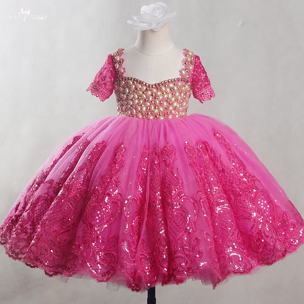 FG77 Real Pictures Yiaibridal Vestido Longo Pink Girls Dresses For Party Lace Communion Tulle Dress Kids Ball Gowns For Children
FG77 Real Pictures Yiaibridal Vestido Longo Pink Girls Dresses For Party Lace Communion Tulle Dress Kids Ball Gowns For Children