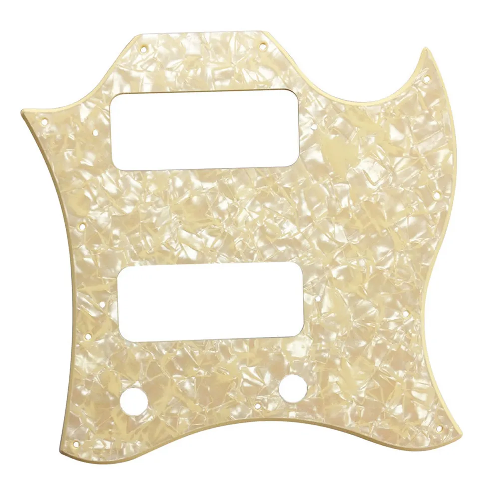 Pleroo Custom Guitar pickgaurd для стандартного SG стиля с пикапами P90 Накладка защиты от