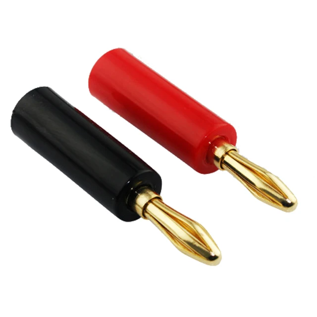 2pcs/ lot Gold Plated 4mm Amplifier Musical Speaker Cable Wire Pin Screw Banana Plug 4mm
2pcs/ lot Gold Plated 4mm Amplifier Musical Speaker Cable Wire Pin Screw Banana Plug 4mm