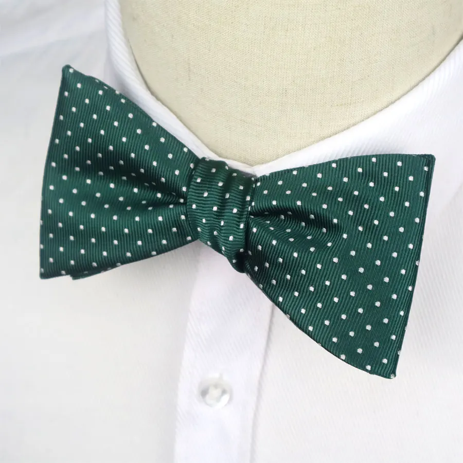 GHLB08 Adjustable Bowties Green White Polka Dot Self Bow Tie Men's Silk Jacquard Woven Butterfly For Men Classic Wedding Party
GHLB08 Adjustable Bowties Green White Polka Dot Self Bow Tie Men's Silk Jacquard Woven Butterfly For Men Classic Wedding Party