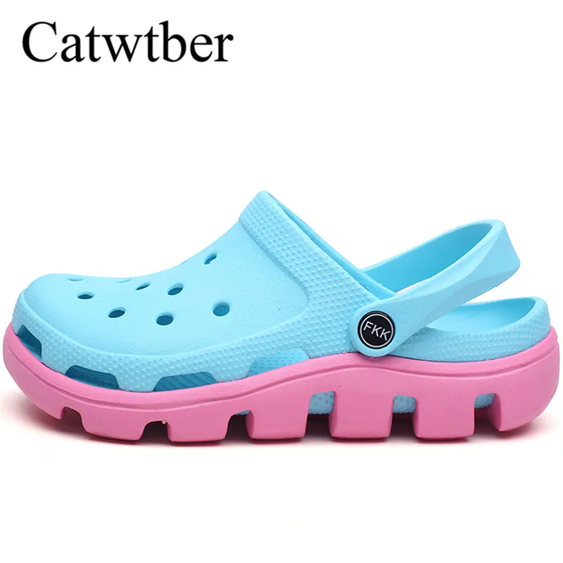 Catwtber Slippers Clogs Beach Walking Sandals Women Sandalias Hole Flats Shoes Mules Pantufas Chinelos Garden Fashion Zapatos
Catwtber Slippers Clogs Beach Walking Sandals Women Sandalias Hole Flats Shoes Mules Pantufas Chinelos Garden Fashion Zapatos
