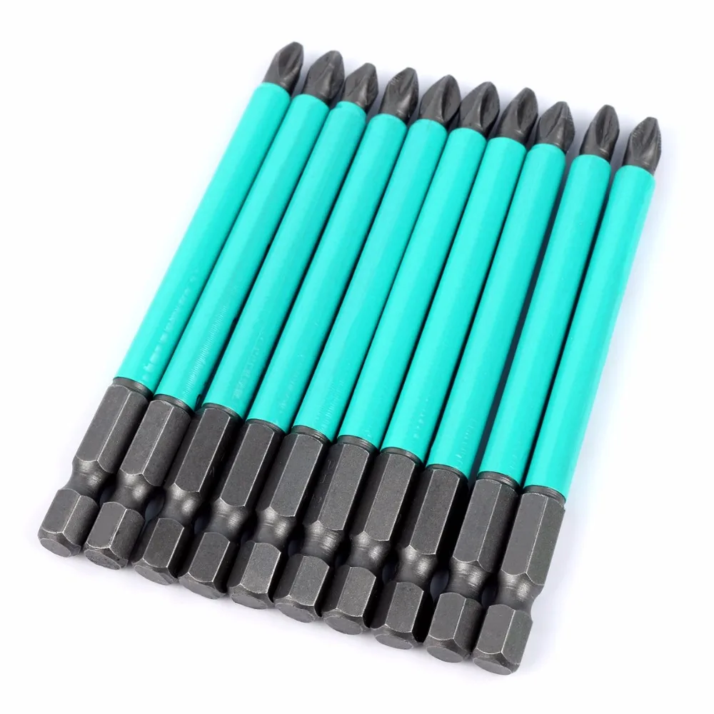 10 sets of anti-skid screwdriver drill head anti-skid screwdriver head 90mm Ph2 cross screwdriver screwdriver insert bit 1/4 "
10 sets of anti-skid screwdriver drill head anti-skid screwdriver head 90mm Ph2 cross screwdriver screwdriver insert bit 1/4 "