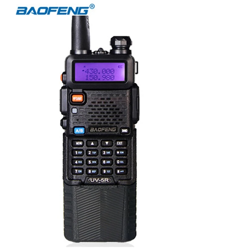 Baofeng long time standby BF-UV 5R walkie talkie radio 2800mAh battery 5w power VHF UHF 128ch outdoor communication equipments
Baofeng long time standby BF-UV 5R walkie talkie radio 2800mAh battery 5w power VHF UHF 128ch outdoor communication equipments