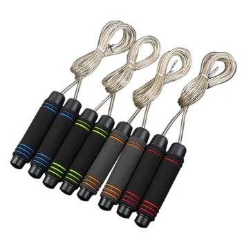 Jump Ropes Clear PVC Foam Handle 360 Degree Rotatable Bearing Skip Rope Fitness Accessories
Jump Ropes Clear PVC Foam Handle 360 Degree Rotatable Bearing Skip Rope Fitness Accessories