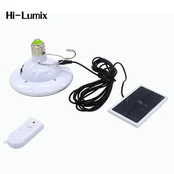 Hi-Lumix E27 22LEDs Solar Panel LED Bulb Dimmable Lamp with Remote controller AC / DC Power Switch Portable lights for Camping
Hi-Lumix E27 22LEDs Solar Panel LED Bulb Dimmable Lamp with Remote controller AC / DC Power Switch Portable lights for Camping