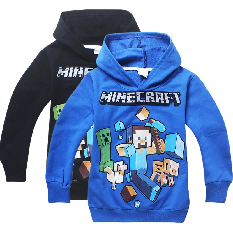 2019 Children's Cartoon Autumn T-Shirt Hoodie Minecraft Print Boys and Girls Cotton Top Long Sleeve Zip Hooded Jacket clothing
2019 Children's Cartoon Autumn T-Shirt Hoodie Minecraft Print Boys and Girls Cotton Top Long Sleeve Zip Hooded Jacket clothing