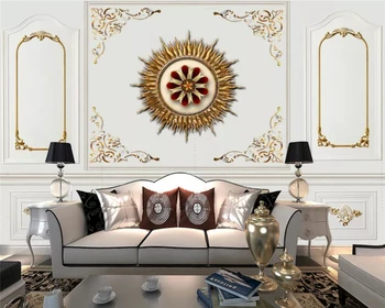 beibehang Custom 3d wallpaper green classic luxury European plaster line background wall paper papel de parede papier peint 
beibehang Custom 3d wallpaper green classic luxury European plaster line background wall paper papel de parede papier peint