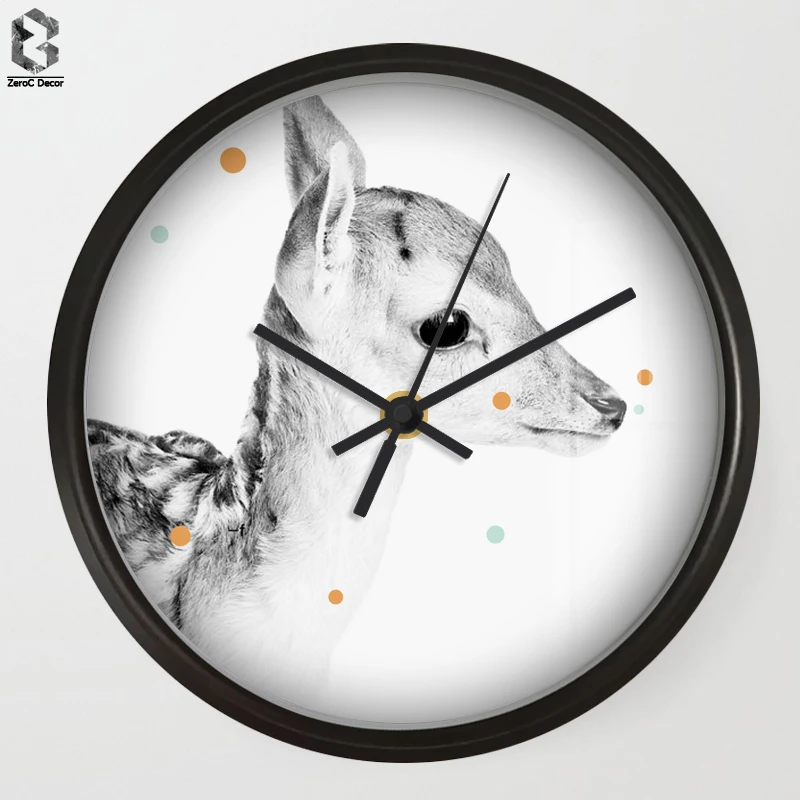 Modern Art Wall Clocks Cute Deer For Girls Room Wall Decor, Desk Decorative Mute Quartz Clock Nordic Home Decoration
Modern Art Wall Clocks Cute Deer For Girls Room Wall Decor, Desk Decorative Mute Quartz Clock Nordic Home Decoration