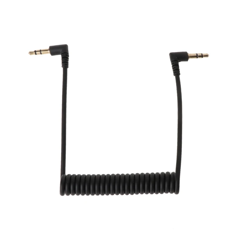 90 Degree Right Angled Retractable Spring Coiled 3.5mm Jack Male To Male Stereo Audio AUX Cable For Car AUX
90 Degree Right Angled Retractable Spring Coiled 3.5mm Jack Male To Male Stereo Audio AUX Cable For Car AUX